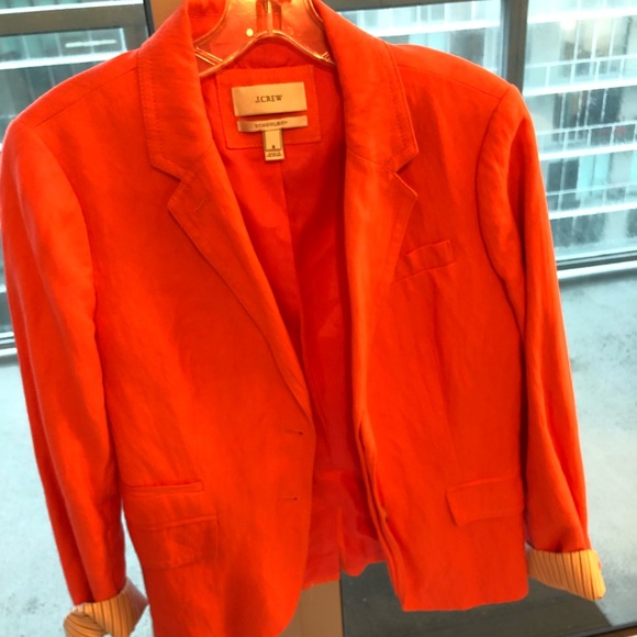 J. Crew Jackets & Blazers - JCrew women’s coral blazer J. Crew Jackets & Blazers - JCrew women’s coral blazer